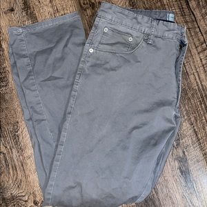 Grey Straight Leg Pants